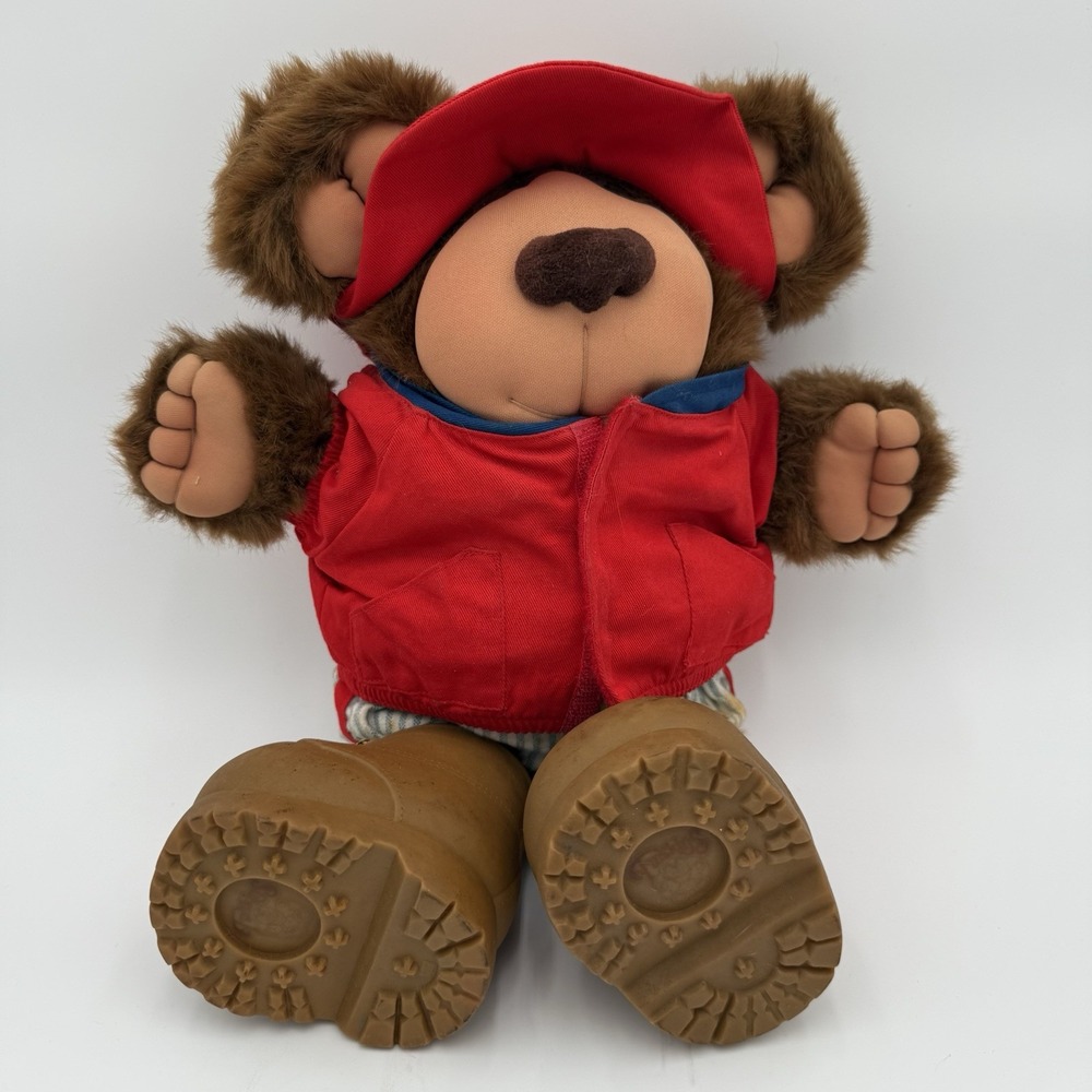Furskins 15" Spitball Hank Fur‎ Skins Teddy Bear Cabbage Patch Vintage 1985